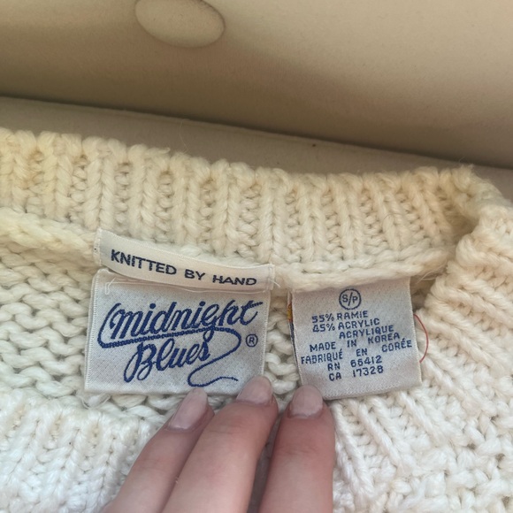 Hand Knitted Sweater - Picture 3 of 5